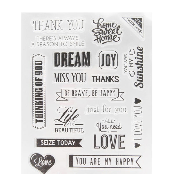 Clear-Stamps, Scrapbook Clear-Stamps