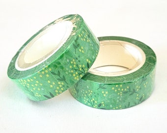 Green Meadow, Washi Tape, 1m/10m Length Washi Tape, Scrapbooking Washi Tape, Washi Tape Stickers