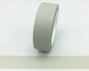 Pastel Grey Washi Tape, 10 meter Length, Washi Tape, Scrapbooking Washi Tape, 10m Full Roll Washi Tape