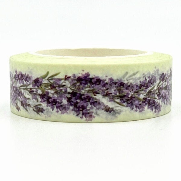 Lavendar Washi Tape, 1m/10m Option Washi Tape, Scrapbooking Washi Tape