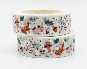 Leaves, Washi Tape, 1m/10m Option Washi Tape, Scrapbooking Washi Tape