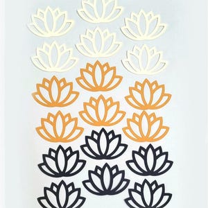 Zen Lotus Flowers, Cardstock Paper