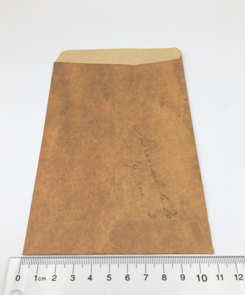 Craft Envelopes 5 Envelopes Craft Paper Envelopes Vintage Envelopes