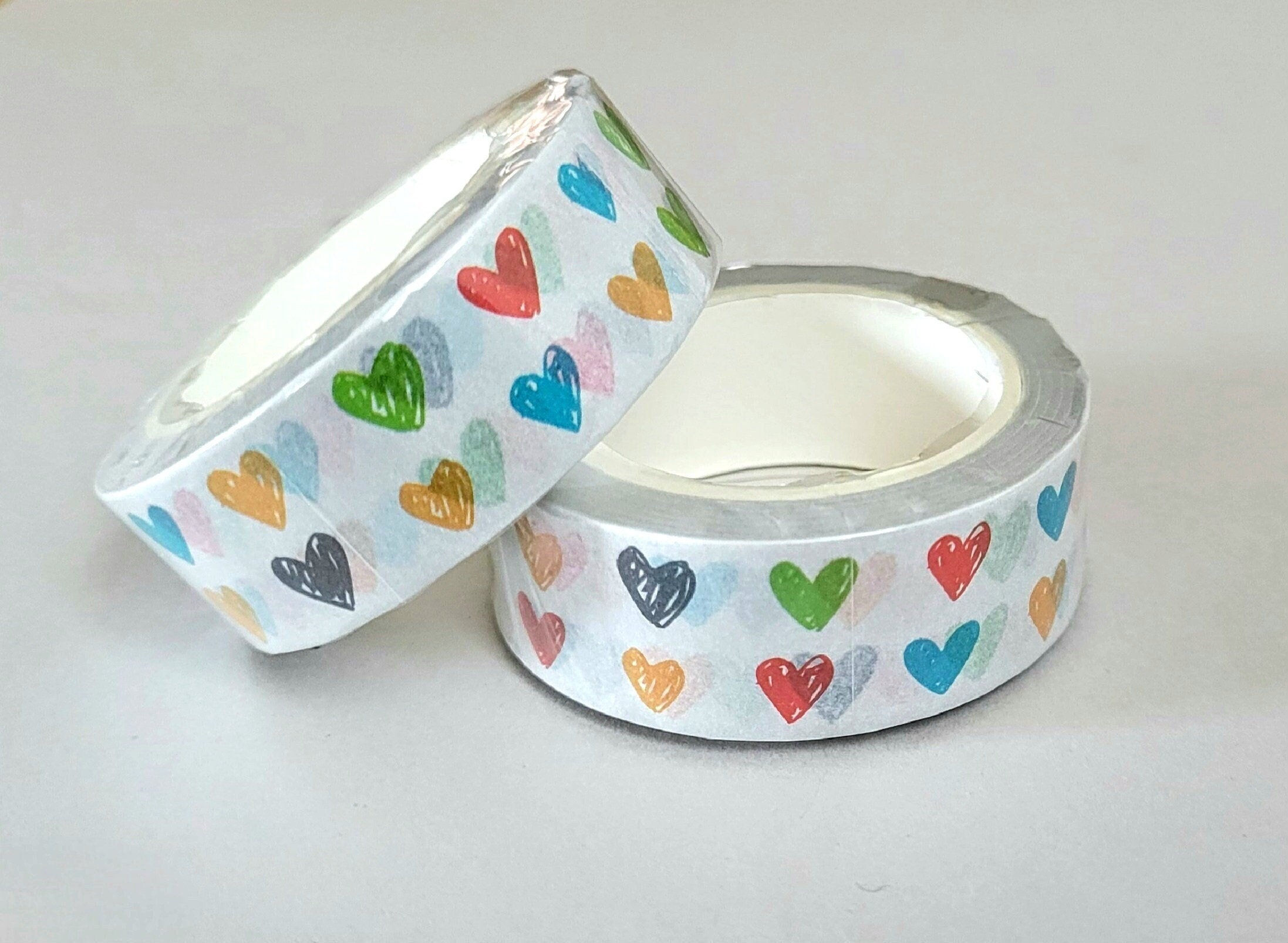 Valentine Washi Tape Samples Decorative Tape for Crafts Planner Decorations  Journal Embellishments Cute Stationery 1 Meter 