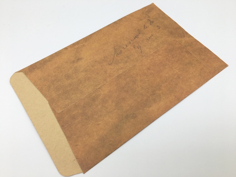 Craft Envelopes 5 Envelopes Craft Paper Envelopes Vintage Envelopes