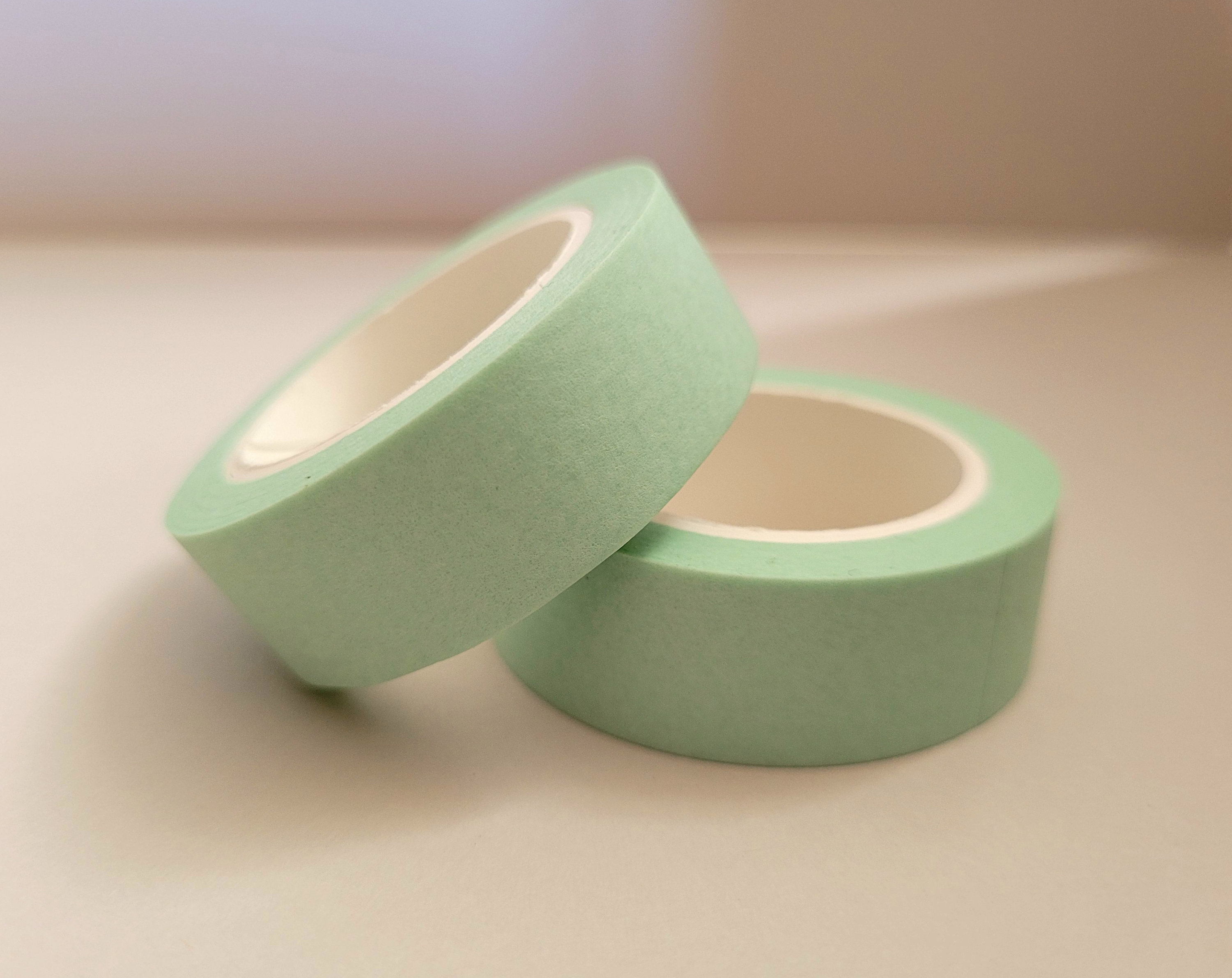 Mint Green Washi Tape Scrapbooking Tape 10m Full Roll Washi Etsy
