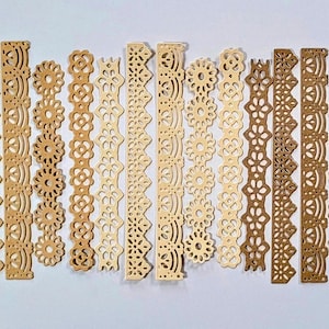 Bandes en Papier, Ruban Carton Beige et Brun