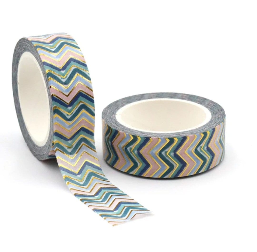 Work Tape Pattern Gold Foil, Washi Tape, Pattern, Scrapbooking, Tape — 1m/10m Length ...