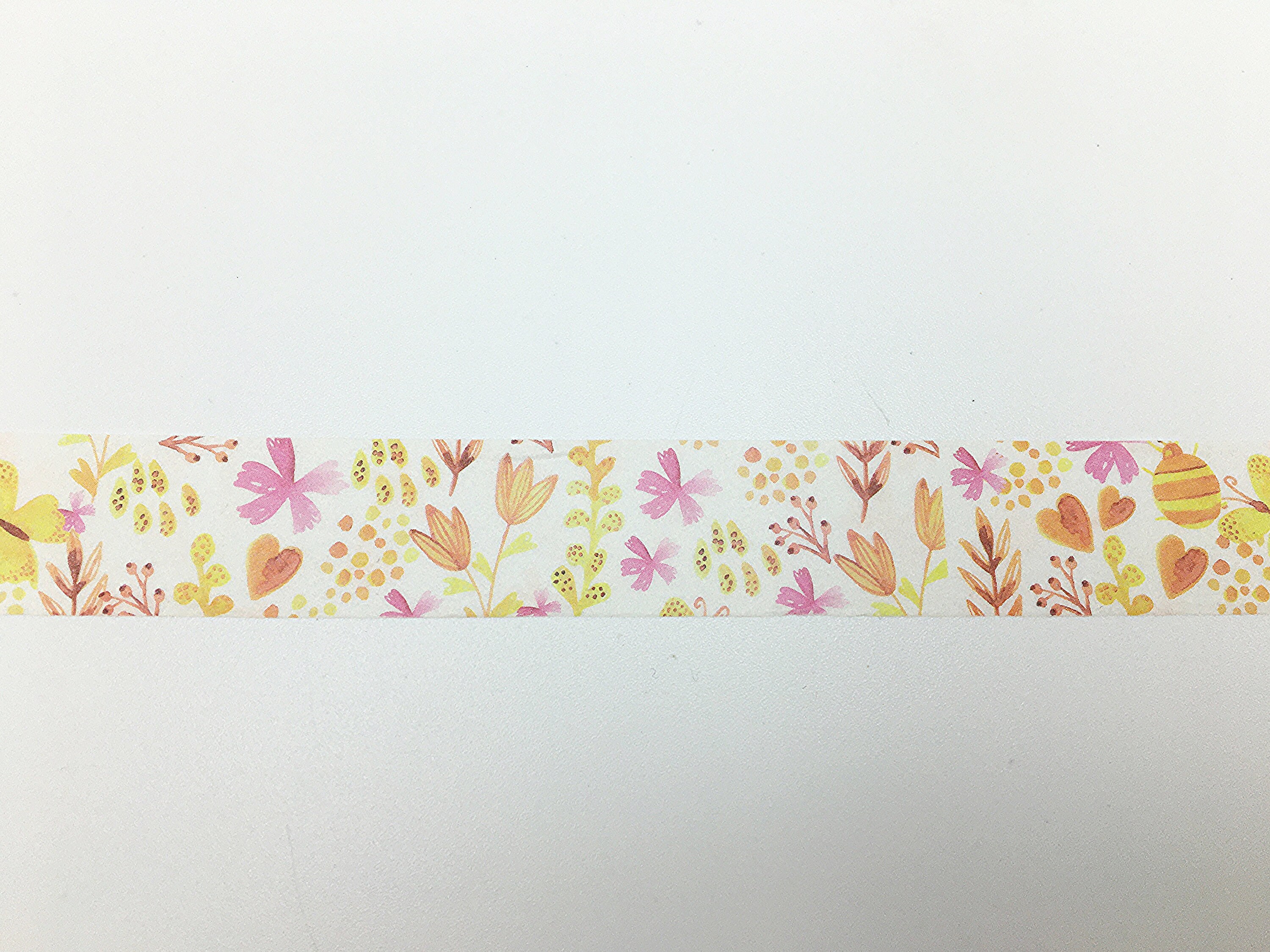 Flowers Washi Tape Scrapbooking Tape 10 meters Full Roll Etsy