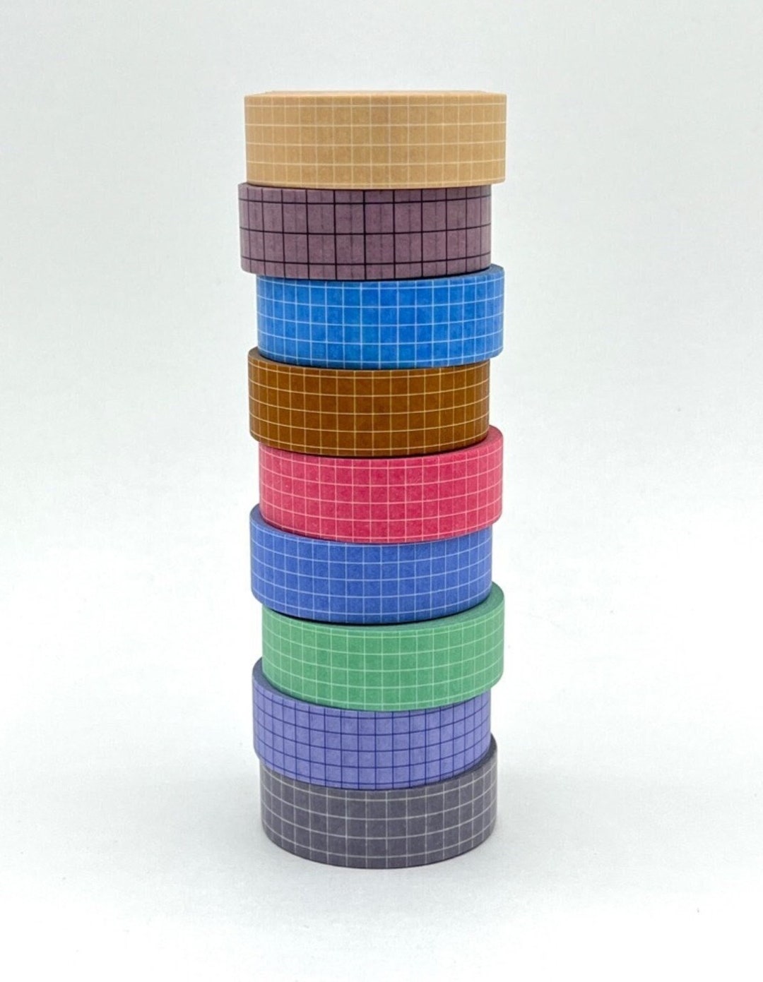 Grid, Washi Tape, 10 Meters Length Washi Tape, Graph Paper Washi Tape