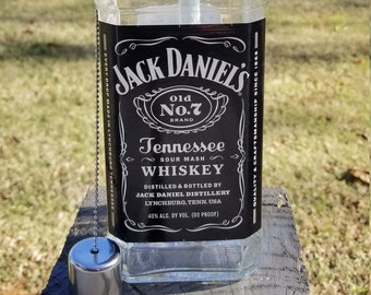 Jack Daniel's 1 L Whiskey Recycled Bottle Patio Torch