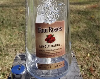 Four Roses Bourbon Whiskey Recycled Bottle Patio Torch