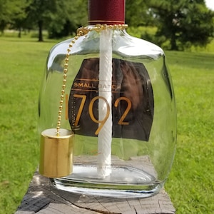 1792 Bourbon Whiskey Recycled Bottle Patio Torch