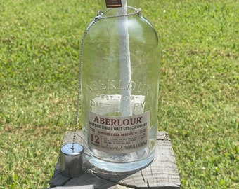 Aberlour Scotch Whisky Recycled Bottle Patio Torch