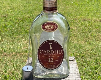 Cardhu Scotch Whisky Recycled Bottle Patio Torch