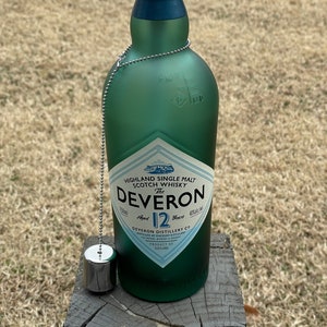 Deveron Scotch Whisky Recycled Bottle Patio Torch
