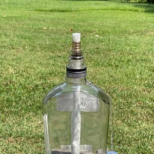 Gentleman Jack Tennessee Whiskey Bouteille recyclée Lampe torche de terrasse image 3