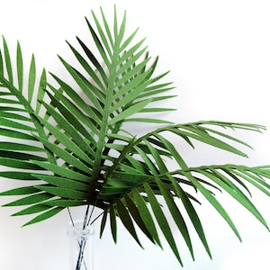 Palm Leaves, 5 leaves, Greenery, Felt Flowers, Handmade Felt Flowers, Felt kit, Felt leaves, Tropical leaves, Artificial leaves, Felt plants