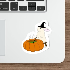 Adesivo Coniglio stregato