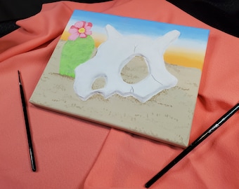 Cubone 3D painting
