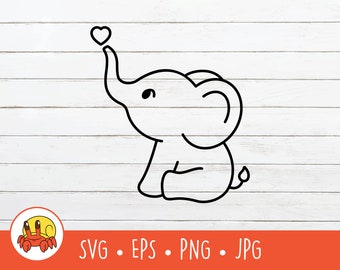 Download Baby Elephant Svg Etsy