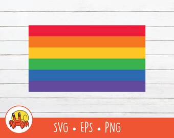 Download Rainbow Flag Svg Etsy