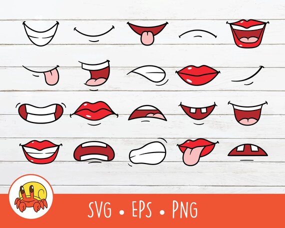 Funny Cartoon Mouths Clipart Bundle Printable Mouths And Etsy funny-cartoon-mouths-clipart-bundle-printable-mouths-and-etsy