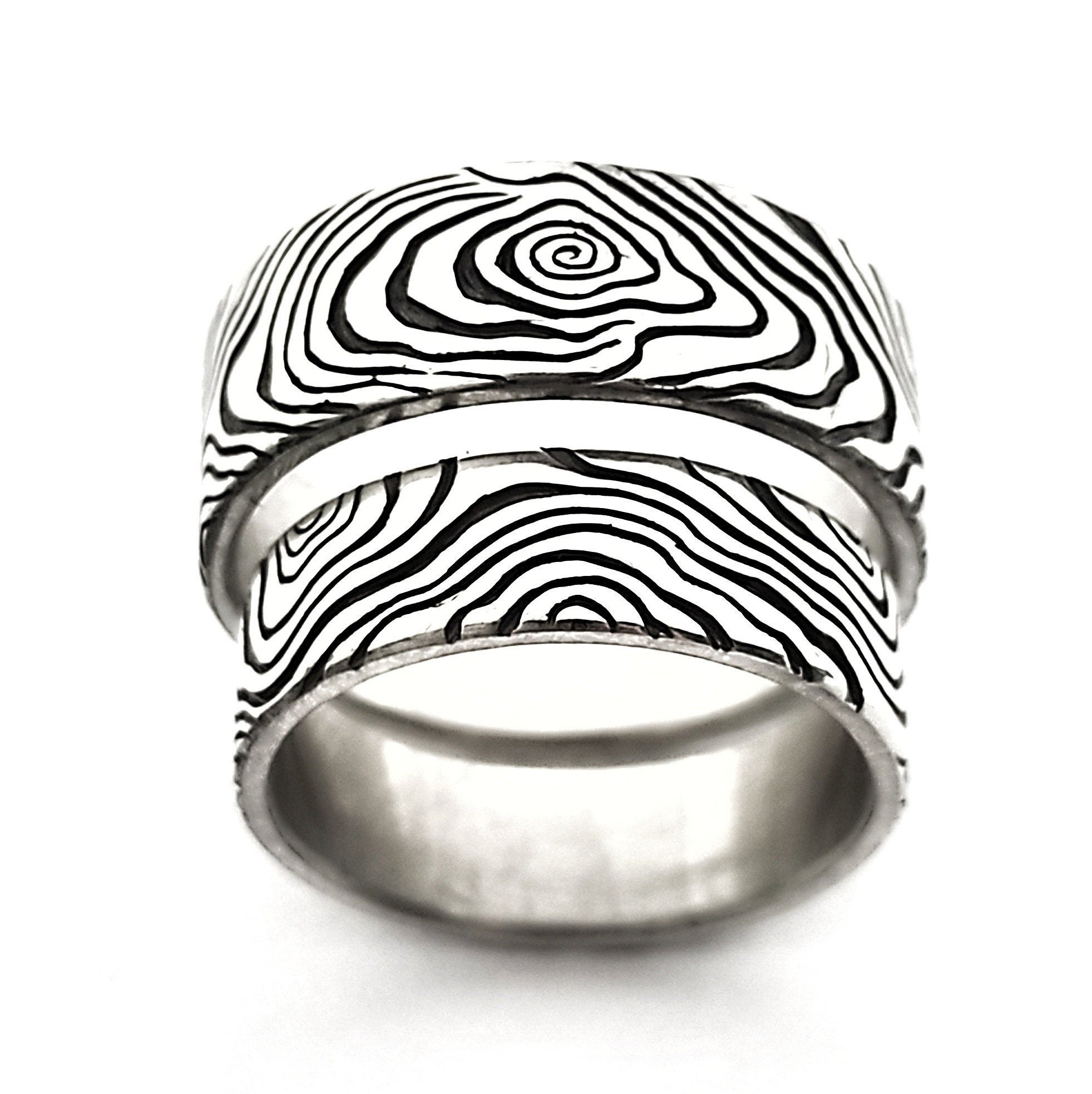 Seine und ihre Holz Verlobungsringe Kundenspezifische Größe | Etsy