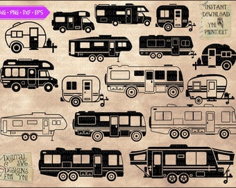 Rv Svg Etsy