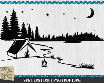 Free Free 257 Camping Trees Svg SVG PNG EPS DXF File