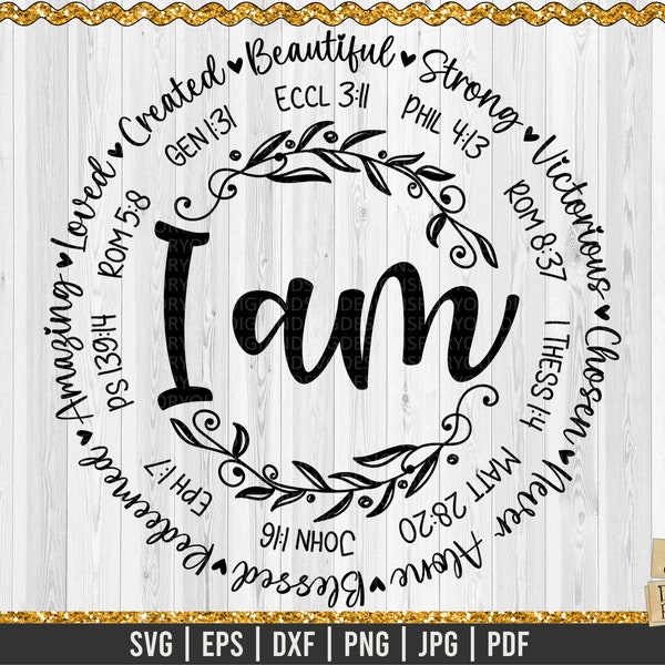 I Am Svg - Etsy