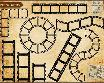 Filmstrips svg eps dxf plik do cięcia, fotografia, stare filmstrips, grunge filmstrips, photo strip svg, filmstrip svg, film svg, frame svg