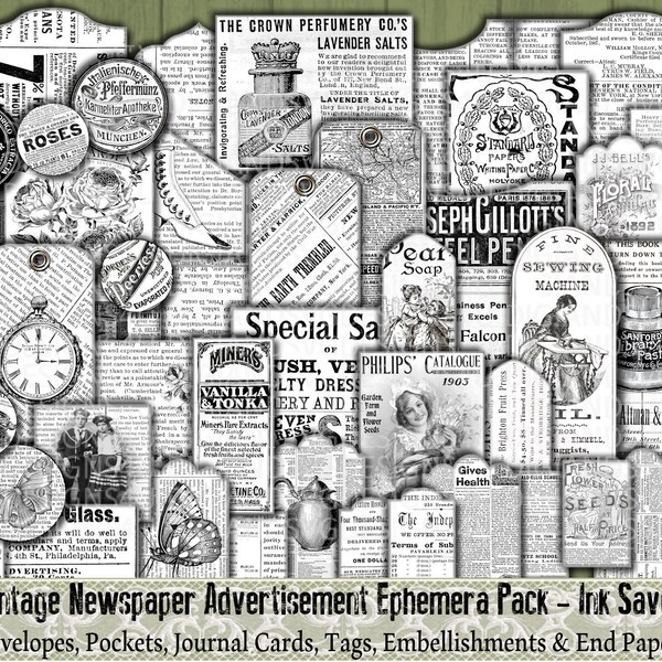 Printable Vintage Newspaper Ads Etsy Printable Vintage Newspaper Ads Etsy
