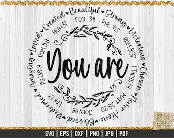 You are Inspiration, You are svg, Bible Verse svg, Inspirational, Christian Inspiration, Christian SVG, Motivational, You are affirmation