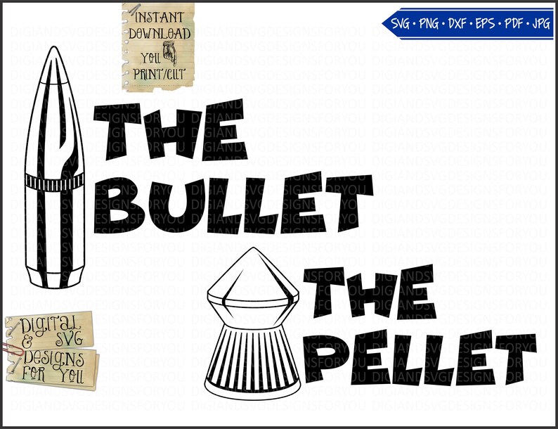 Download Bullet Svg Png Jpeg Pellet Svg Dad and son matching shirts ...