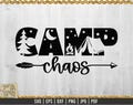 Camp Chaos SVG, Camp svg, Camping svg, Camping crew svg, Adventure svg, campfire svg, Outdoors svg, Summer Svg, Camp shirt SVG, Camp crew product logo