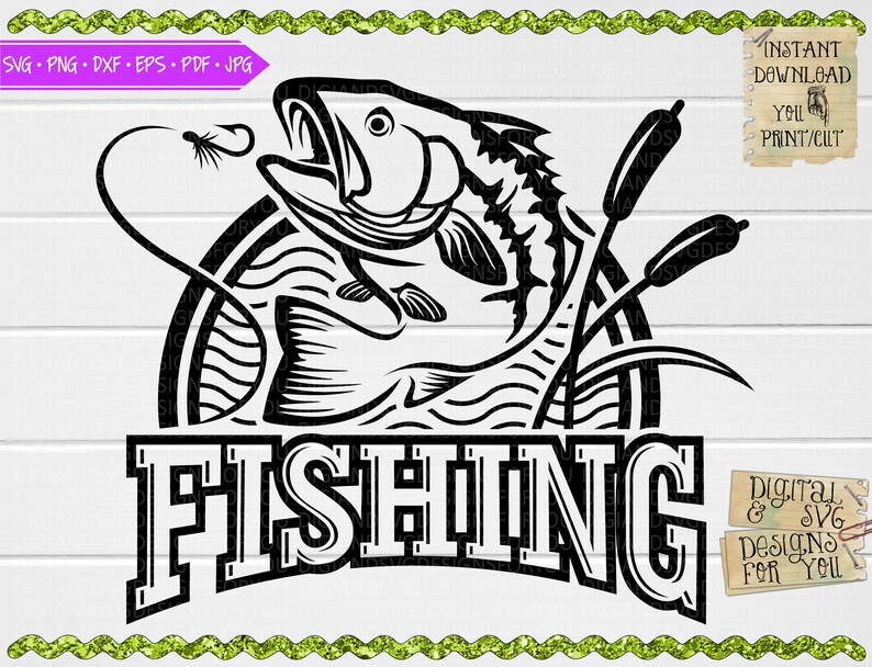 Download Svg Bass Fishing Svg Free Png Eps Dxf File Free Svg Cut Files