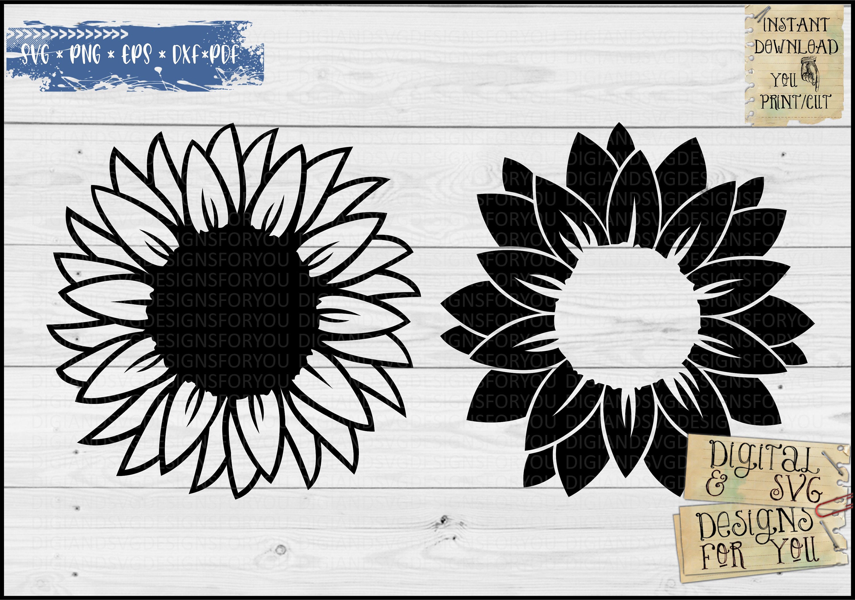 Free Free 236 Sunflower One Svg SVG PNG EPS DXF File