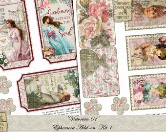 シャビーシック、ビクトリア朝、アドオン 01、ジャンクジャーナル