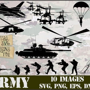 Armee SVG | Hubschrauber Svg | Kampfjet Svg | Fallschirm Svg | Armee Hubschrauber Svg | Clipart | Ausgeschnittene Datei | Wand-Kunst | Aufbügeln