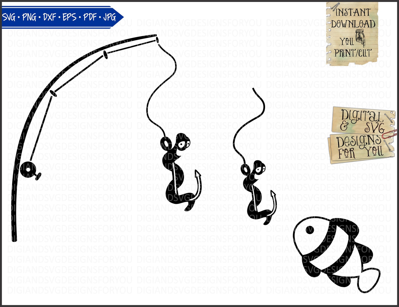 Fishing Dad Svg Dxf Png Dad and Son Svg Daddy and Me Svg - Etsy