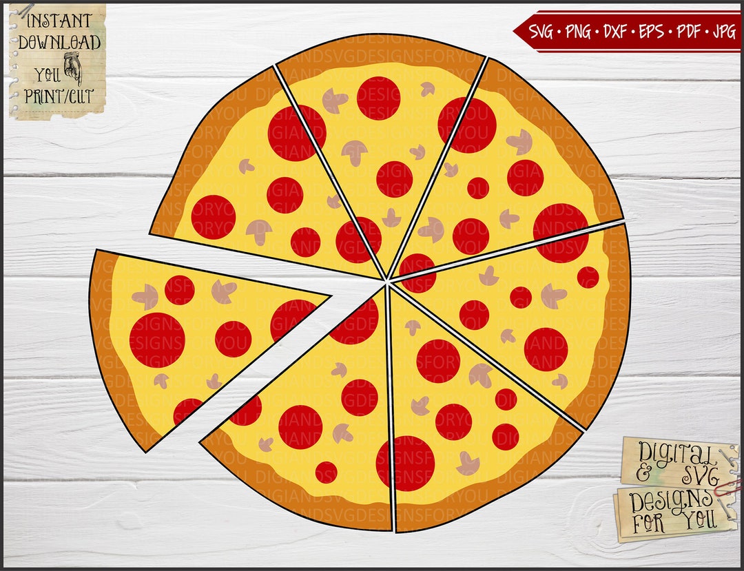 Pizza Cutter SVG, Pizza Slice SVG