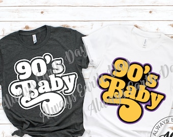 90s Baby svg, Made in the 90s svg, Retro Shirt, Good Vibes svg, Retro svg, Hippie svg, Classic svg, Birthday Shirt, Boss Babe svg
