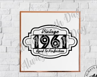 Download Vintage 1961 Svg Etsy
