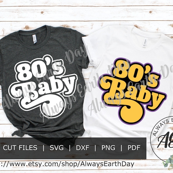 80s Baby svg, Made in the 80s svg, Retro Shirt, Good Vibes svg, Retro svg, Hippie svg, Classic svg, Birthday Shirt, Boss Babe svg