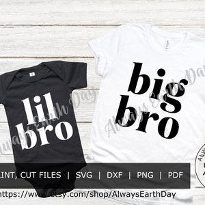 Big Bro Lil Bro svg bundle, Big Bro svg, Little Brother svg, Big Brother svg, Promoted to Brother, Big Brother Shirt, Baby Announcement
