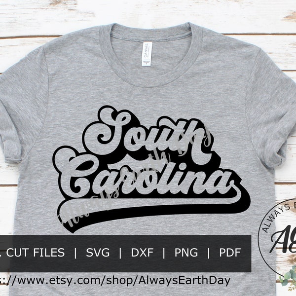 South Carolina svg, South Carolina Shirt svg, South Carolina  png, USA, State, Home, Patriotic svg, Retro svg