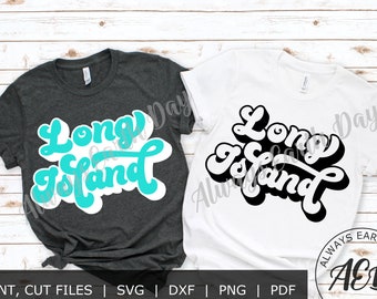 Long Island svg, Long Island Shirt, New York svg, Home svg, Patriottische svg, New York State, Retro svg