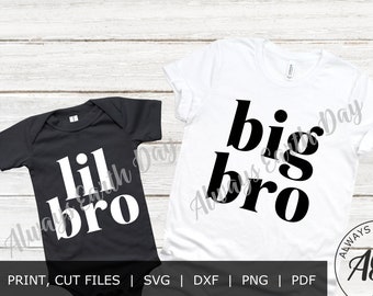 Big Bro Lil Bro svg bundle, Big Bro svg, Little Brother svg, Big Brother svg, Promoted to Brother, Big Brother Shirt, Baby Announcement