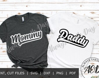 Mommy and Daddy svg bundle, Mama svg, Mommy svg, Mom svg, Daddy svg, Dad Life svg, Mom Life svg, Daddy est svg, Mommy est svg,  Family svg